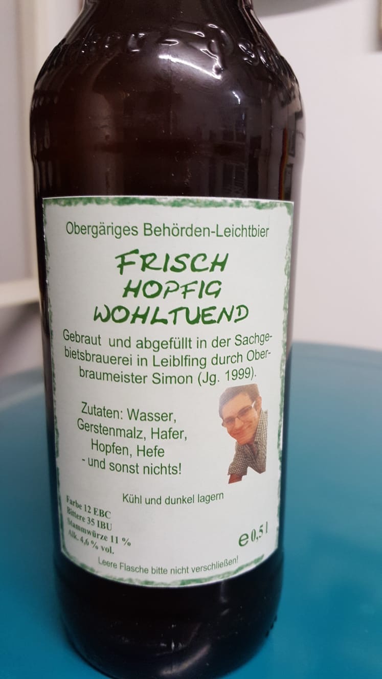 Etikett Galgenberger TAX No. 1 hinten